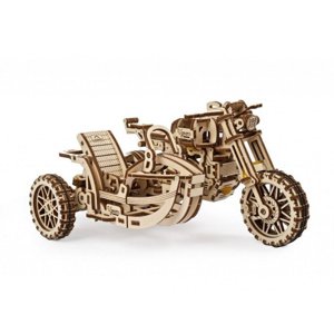 UGEARS 3D puzzle Motorka se sajdkárou 380 ks