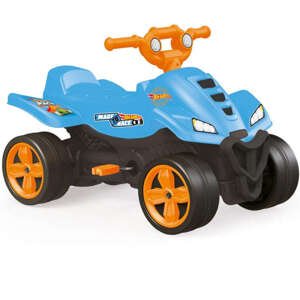 Dětská šlapací čtyřkolka modrá Hot Wheels
