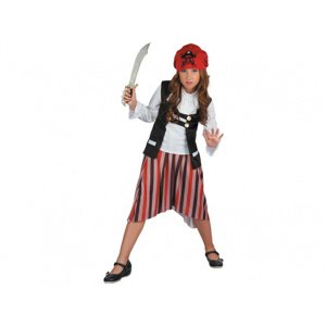 Šaty na karneval - pirát, 130-140 cm
