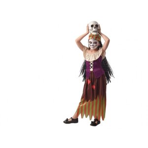 Šaty na karneval -  čarodějka, 130 - 140  cm