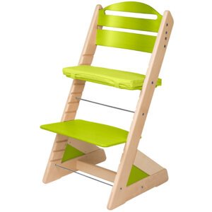 Dětská rostoucí židle JITRO PLUS bukovo - světle zelená