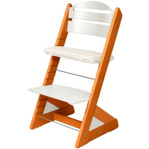 Dětská rostoucí židle JITRO PLUS třešňovo - bílá