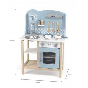 PolarB dřevěná kuchyňka modrá