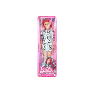 Barbie Modelka - šaty s balonovými rukávy