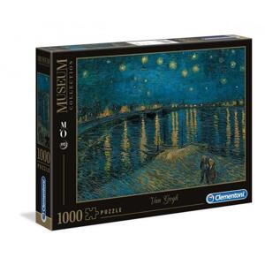 Clementoni Van Gogh Hvězdná noc nad Rhônou 39344 1000 dílků