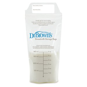 DR.BROWNS Kapsy na uskladnění mateřského mléka 180 ml, 25 ks