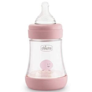 Chicco láhev kojenecká Perfect 5 silikon růžová 150 ml