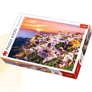 Trefl | puzzle 1000 dílků | Západ slunce nad Santorini
