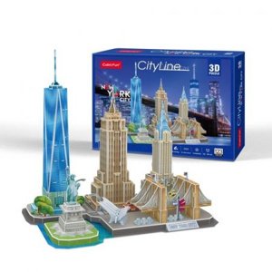 CubicFun: Puzzle 3D City New York 123 ks