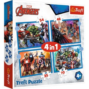 Avengers Puzzle 4v1 | Trefl