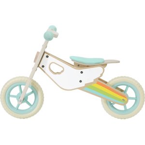 Dřevěné balanční kolo CLASSIC WORLD pro děti - tichá kola Rainbow