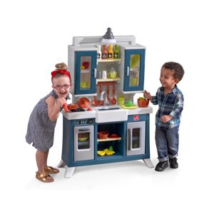Step2 Moderní realistická dětská kuchyně s mnoha doplňky