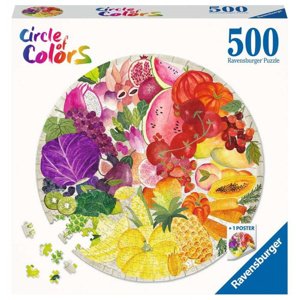 Ravensburger - 2D puzzle: Barevná paleta. Ovoce a zelenina 500 ks