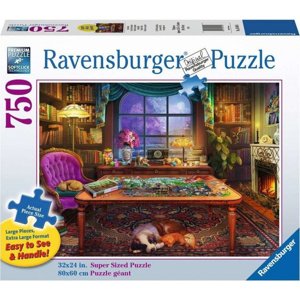 Ravensburger - Velký formát 2D puzzle: místnost se 750 dílky