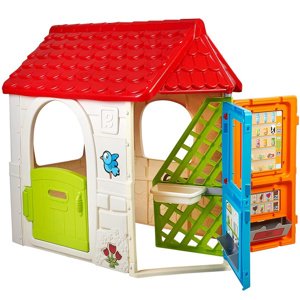 Feber Zahradní domek s otočnými dveřmi + 6 hracích ploch