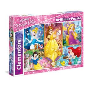 Clementoni: Puzzle 104 ks Brilliant - Princesses