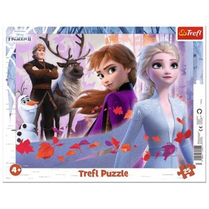 Trefl | Puzzle ramkowe 25 ks Frozen ledové království