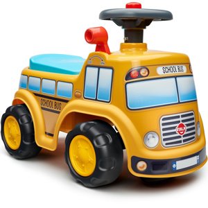 FALK Car Odrážedlo Školní autobus žlutý s klaksonem od 1 roku věku auto