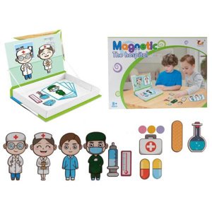 Magnetické puzzle - skládačka nemocnice 39 ks