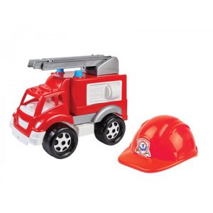 Hasičský vůz + helma Firefighter