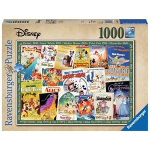 Puzzle 1000 dílků Disney filmové plakáty
