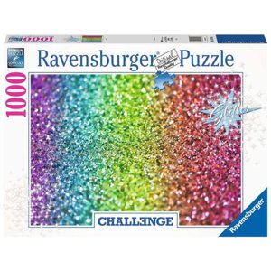 RAVENSBURGER Třpytivé Challenge: Glitter 1000 dílků