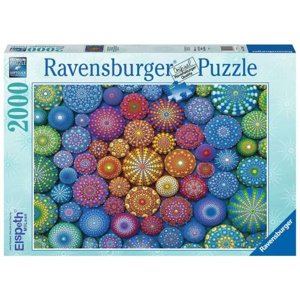 Puzzle 2000 dílků Duhové mandaly RAVENSBURGER