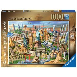 Puzzle 1000 dílků Památky světa