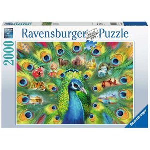 Puzzle 2000 dílků Paví země RAVENSBURGER