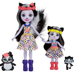Mattel ENCHANTIMALS s mladší sestrou Sage Skunk