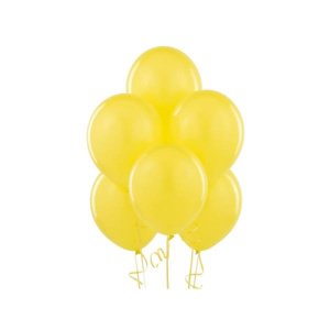 Balónky žlutá metalíza (30cm)