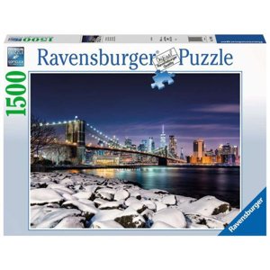 Puzzle 1500 dílků Zima v New Yorku Ravensburger