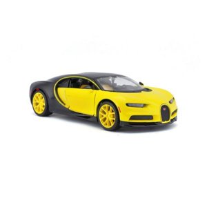 Bugatti Chiron černá a žlutá 1:24