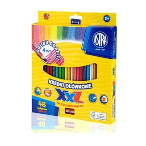 Šestihranné tužky 48 barev Astra