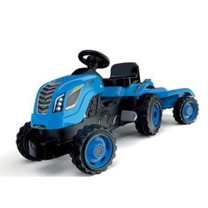 Dětský šlapací traktor XL modrý