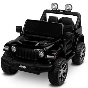 Terénní elektrické autíčko na baterie Jeep Rubicon Black