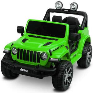 Terénní elektrické autíčko na baterie Jeep Rubicon Green