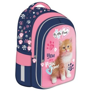 Školní batoh trojkomorový My Little Friend Ginger Kitty