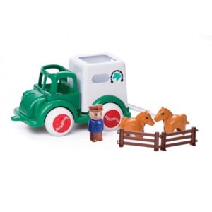 Jumbo Viking Toys přepravní vozidlo pro koně s figurkami