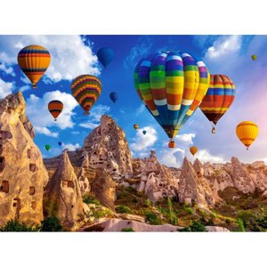 CASTORLAND Puzzle 2000 prvků Barevné balónky Kapadocie - Balónky v Kapadocii 92x68cm