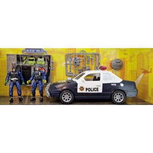Wiky Policie sada figurky a auto 26 cm