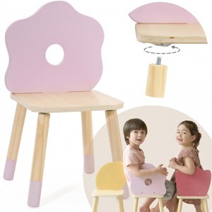 CLASSIC WORLD Pastel Grace židlička - stolička pro děti - květina