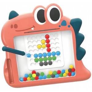 WOOPIE Magnetická tabule pro děti Montessori MagPad Dinosaurus