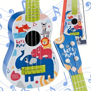 Klasická dětská kytara WOOPIE modrá 57cm