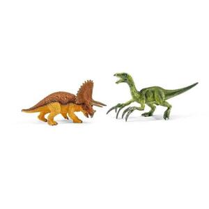 Schleich Triceratops a Therizinosaurus