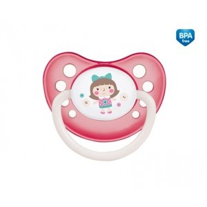 Dudlík anatomický Canpol Babies 0-6m A, Toys -  panenka růžová