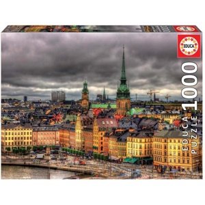 EDUCA Pohled na Stockholm Švédsko 1000 dílků