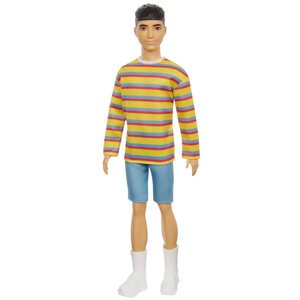 Barbie Model Ken 175 - Proužkované tričko a kraťasy
