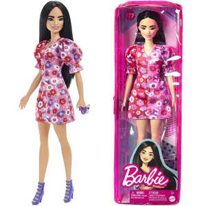 Barbie Modelka - květinové šaty