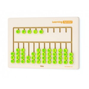 Viga Toys Senzorická deska pro učení abecedy